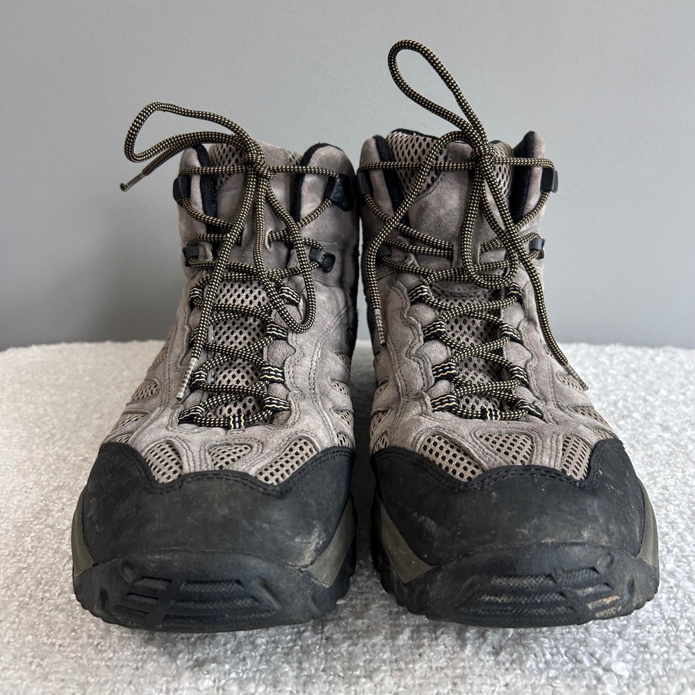 Merrell Mesa Ventilator Mid Walnut Mens Hiking Boots Brown Suede 10967 Size 15